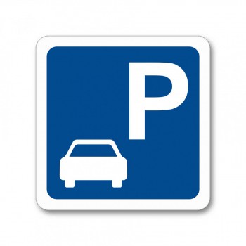 Kokardy.cz ® Piktogram parking samolepka