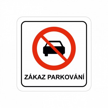 Kokardy.cz ® Piktogram zákaz parkování 2