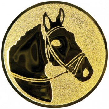 Kokardy.cz ® Emblém kůň zlato 25 mm