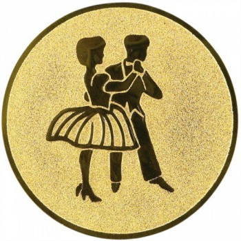 Kokardy.cz ® Emblém tanec zlato 25 mm