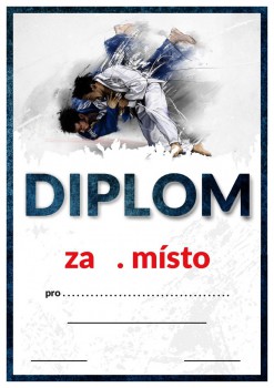 Kokardy.cz ® Diplom judo D27