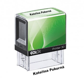 COLOP ® Razítko pro prvňáka Colop Printer 20 zelené - černý polštářek