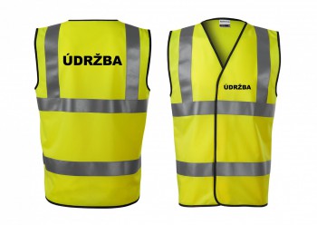 Kokardy.cz ® Reflexní vesta žlutá Údržba - M unisex
