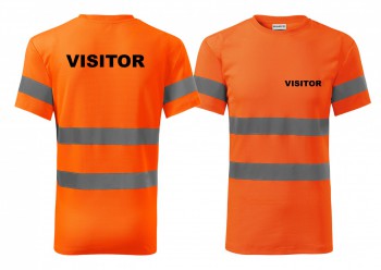 Kokardy.cz ® Reflexní tričko oranžová Visitor - XXXL pánské