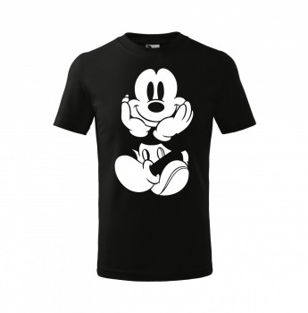 Kokardy.cz ® Tričko Mickey Mouse 261 dětské černé - 110 cm/4 roky