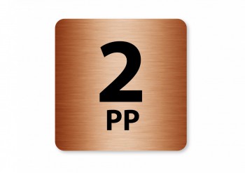 Kokardy.cz ® Piktogram 2 PP bronz 02