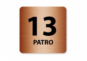 Kokardy.cz ® Piktogram 13.patro bronz 02
