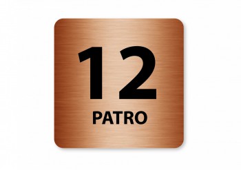 Kokardy.cz ® Piktogram 12.patro bronz 02