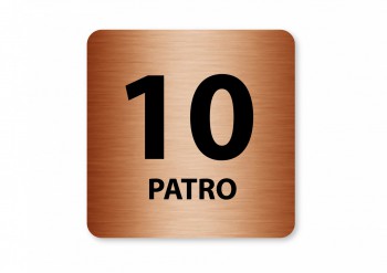 Kokardy.cz ® Piktogram 10.patro bronz 02