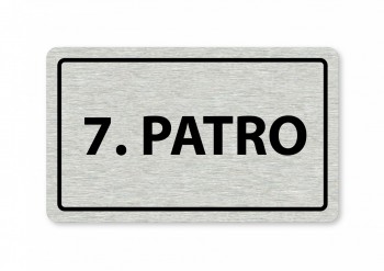 Kokardy.cz ® Piktogram 7.patro 160x80mm stříbro