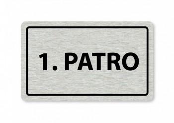 Kokardy.cz ® Piktogram 1.patro 160x80mm stříbro