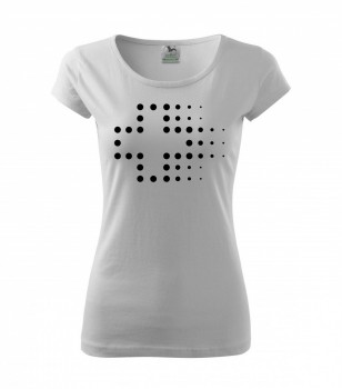 Poháry.com ® Tričko pro zdravotní sestřičku D3 bílé/č - S dámské