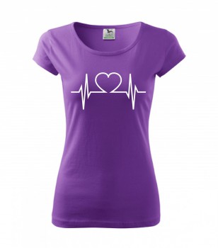Poháry.com ® Tričko pro zdravotní sestřičku D22 fialové - XXL dámské