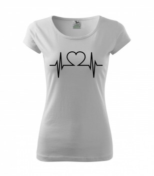 Poháry.com ® Tričko pro zdravotní sestřičku D22 bílé/č - XS dámské