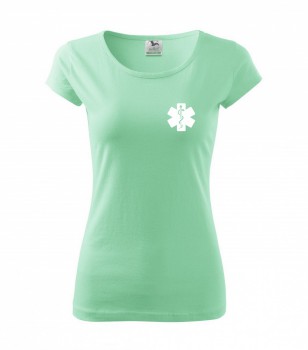 Poháry.com ® Tričko pro zdravotní sestřičku D15 mátové - M dámské