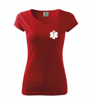 Poháry.com ® Tričko pro zdravotní sestřičku D15 červené - XS dámské