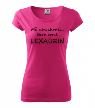 Poháry.com ® Tričko pro zdravotní sestřičku D27 růžové/č - XXL dámské