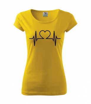 Poháry.com ® Tričko pro zdravotní sestřičku D22 žluté - XXL dámské