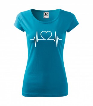 Poháry.com ® Tričko pro zdravotní sestřičku D22 tyrkysové - XS dámské