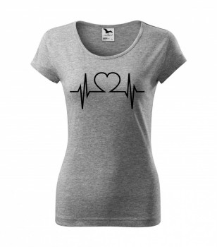 Poháry.com ® Tričko pro zdravotní sestřičku D22 šedé - XS dámské