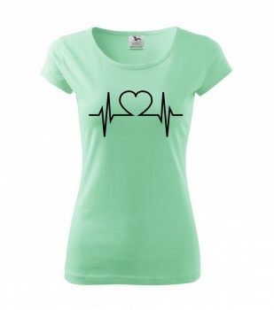 Poháry.com ® Tričko pro zdravotní sestřičku D22 mátové - XS dámské