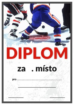 Kokardy.cz ® Diplom hokej D20