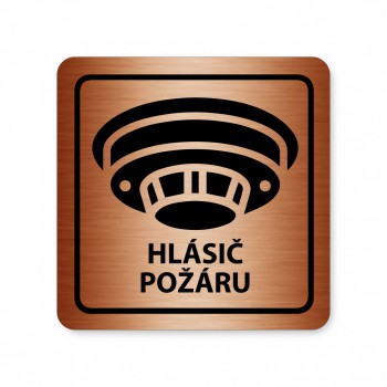 Poháry.com ® Piktogram Hlásič požáru 02 bronz