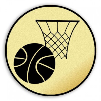 Kokardy.cz ® Emblém tištěný Basketbal 25 mm