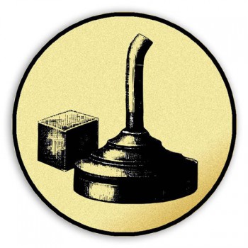 Kokardy.cz ® Emblém tištěný Curling 25 mm
