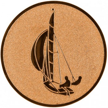 Kokardy.cz ® Emblém jachting bronz 25 mm