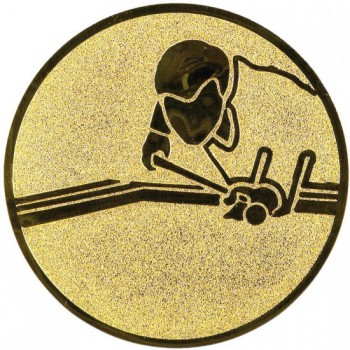 Kokardy.cz ® Emblém karambol zlato 25 mm