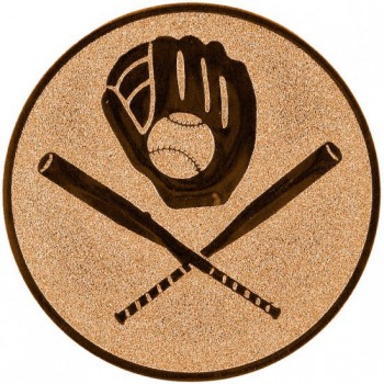 Kokardy.cz ® Emblém baseball bronz 50 mm