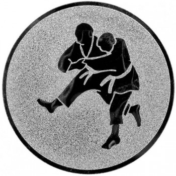 Kokardy.cz ® Emblém judo stříbro 25 mm