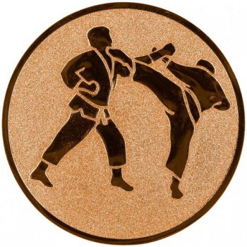Kokardy.cz ® Emblém karate bronz 25 mm
