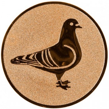 Kokardy.cz ® Emblém holub bronz 25 mm