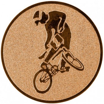 Kokardy.cz ® Emblém cyklotriál bronz 25 mm