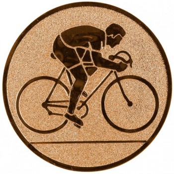 Kokardy.cz ® Emblém cyklistika bronz 25 mm