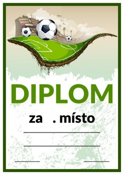 Kokardy.cz ® Diplom fotbal D34