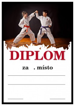Kokardy.cz ® Diplom judo D44