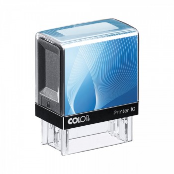 COLOP ® Razítko Colop Printer 10 modré se štočkem - černý polštářek