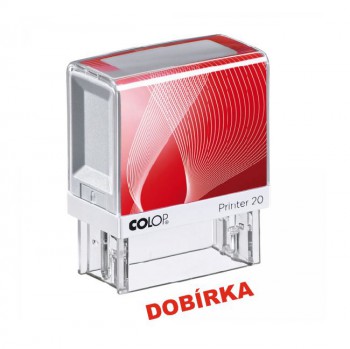 COLOP ® Razítko COLOP Printer 20/DOBÍRKA - červený polštářek