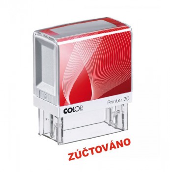 COLOP ® Razítko Colop Printer 20/zúčtováno - červený polštářek