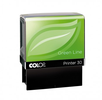 COLOP ® Razítko Printer 30 Green Line se štočkem - bezbarvý polštářek / nenapuštěný barvou /