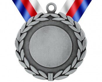 Kokardy.cz ® Medaile MD7 stříbro s trikolórou