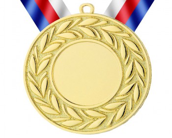 Kokardy.cz ® Medaile MD71 zlato s trikolorou