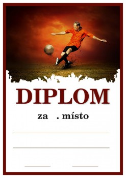 Kokardy.cz ® Diplom fotbal D03