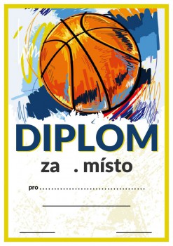 Kokardy.cz ® Diplom D05 basketbal