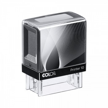 COLOP ® Razítko Colop Printer 10 černé se štočkem - modrý polštářek