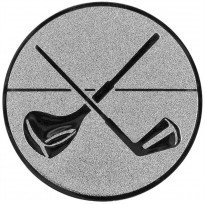 Kokardy.cz ® Emblém golf stříbro 25 mm
