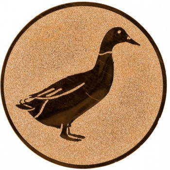 Kokardy.cz ® Emblém kachna bronz 50 mm